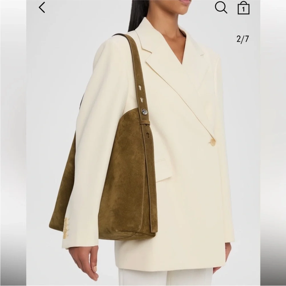 Tory Burch Romy Suede Hobo Bag